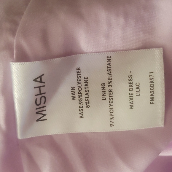 MISHA Collection Maxie Dress In Lilac - Picture 15 of 15